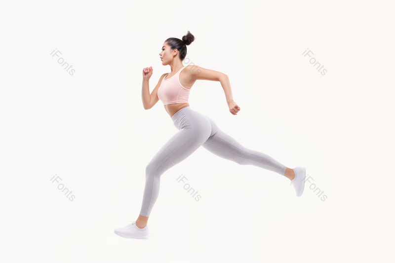 女性跑步模特跑步,高清,摄影图,摄影图片,图片大全,摄影图免费下载